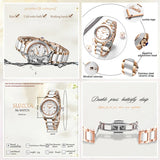 LIGE Brand Sunkta Women Watch 2020 Fashion Ladies Ceramic Wrist Watch Women Dress Watches Stainless Steel Waterproof Date Clock