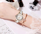LIGE Brand Sunkta Women Watch 2020 Fashion Ladies Ceramic Wrist Watch Women Dress Watches Stainless Steel Waterproof Date Clock Gola Watches
