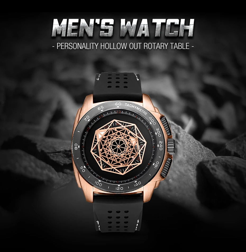 MEGIR & RUIMAS Fashion Man Sport Quartz Watch Luxury Top Brand Silicone Men's Watches Military Waterproof Date Wristwatch Male