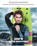 ADDIESDIVE Stainless Steel Watch Men's European and American Business Leisure Quartz Watch Waterproof Outdoor Sports Watch Gola Watches