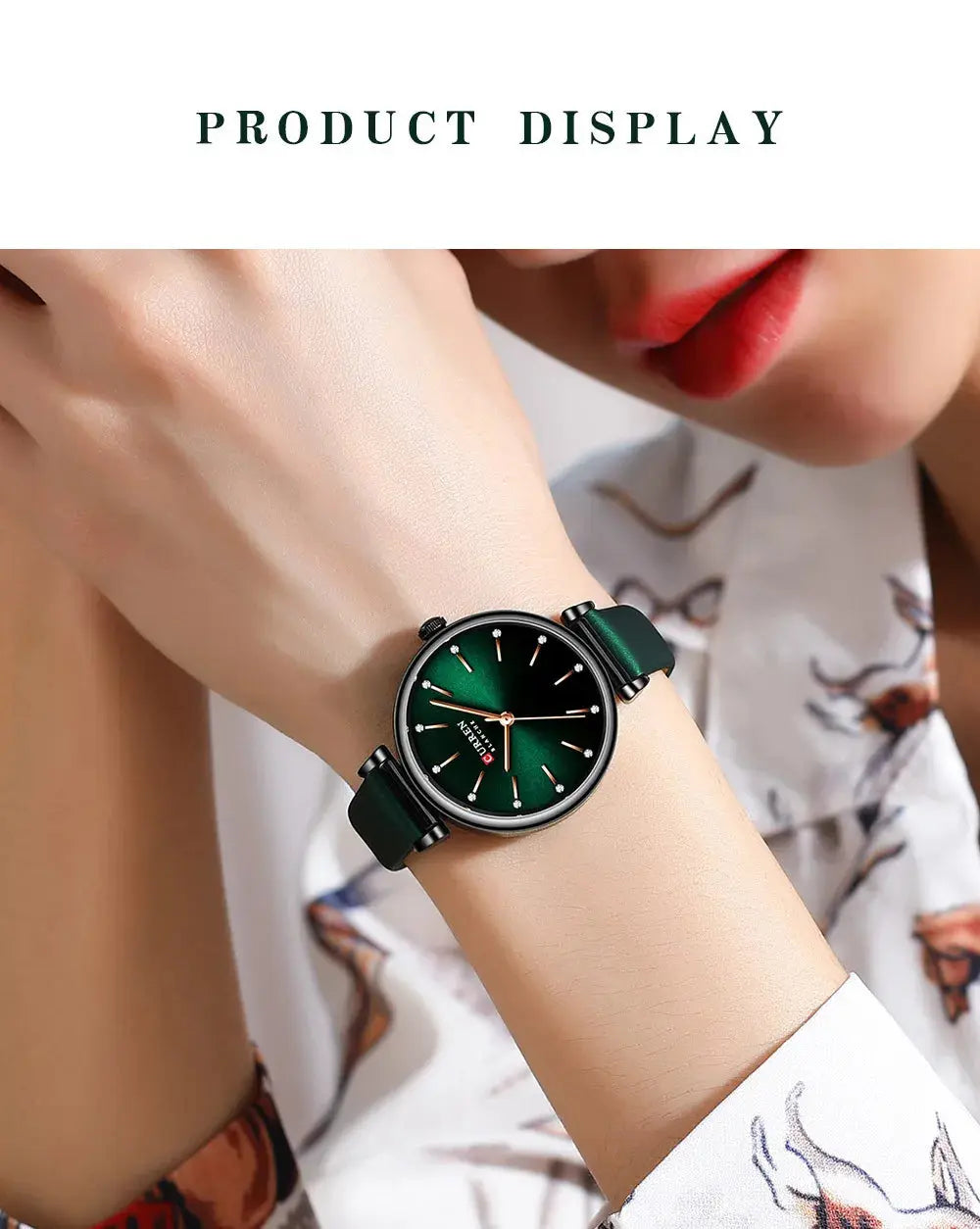 CURREN Fashion Classic Quartz Women Watch Leather Retro Waterproof Clock Ladies Rose Gold Bracelet Wristwatch Relogio Feminino Gola Watches