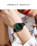 CURREN Fashion Classic Quartz Women Watch Leather Retro Waterproof Clock Ladies Rose Gold Bracelet Wristwatch Relogio Feminino