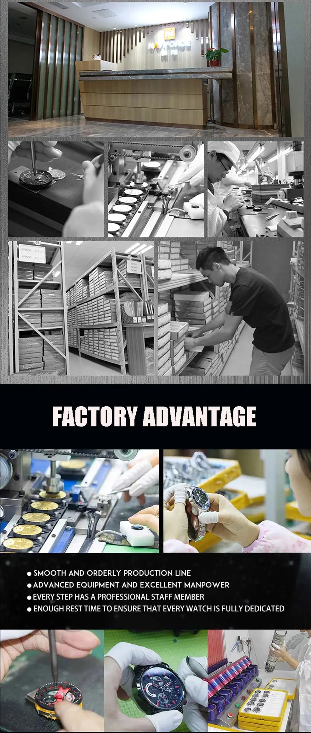 Top Brand NAVIFORCE  Men Quartz Watch Sports Shockproof Waterproof Leather Male Fashion Luxury WristWatch Casual Calendar Clock My Store