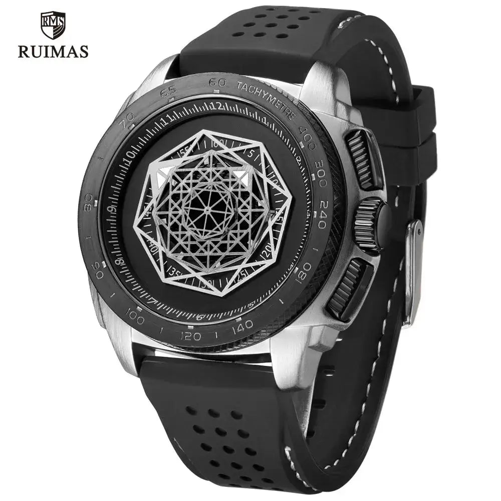 MEGIR & RUIMAS Fashion Man Sport Quartz Watch Luxury Top Brand Silicone Men's Watches Military Waterproof Date Wristwatch Male Gola Watches