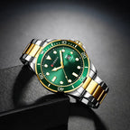 CURREN Fashion Business Mens Wristwatches Green Clock Male Quartz Stainless Steel Watches Reloj Hombre Gola Watches