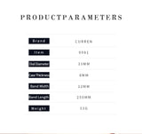 CURREN Fashion Classic Quartz Women Watch Leather Retro Waterproof Clock Ladies Rose Gold Bracelet Wristwatch Relogio Feminino