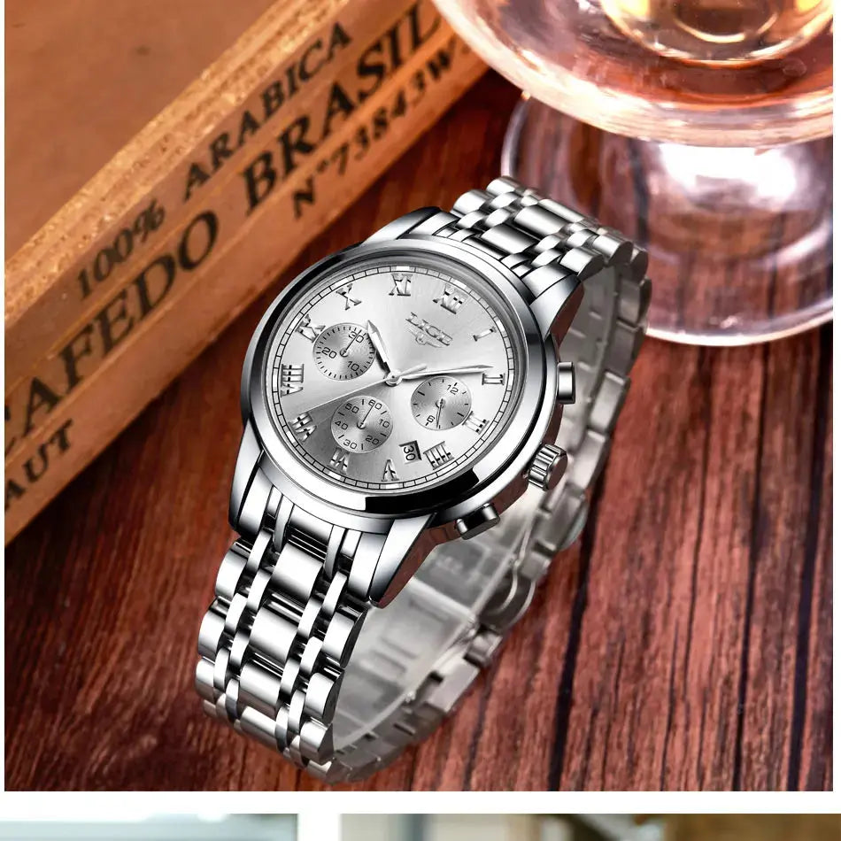 New Fashion Women Watches LIGE Top Brand Ladies Luxury Creative Steel Women Bracelet Watches Female Quartz Waterproof Watch Gift Gola Watches