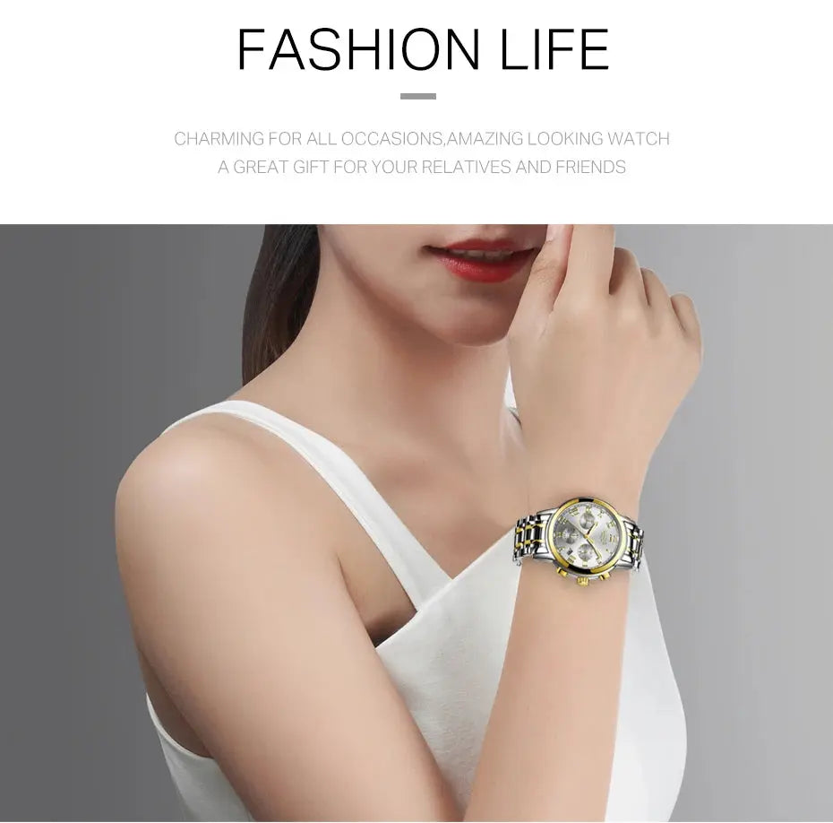New Fashion Women Watches LIGE Top Brand Ladies Luxury Creative Steel Women Bracelet Watches Female Quartz Waterproof Watch Gift Gola Watches