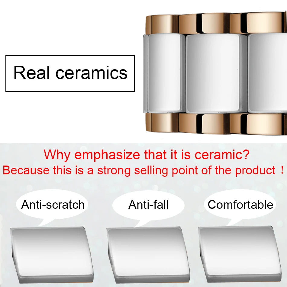 LIGE Brand Sunkta Women Watch 2020 Fashion Ladies Ceramic Wrist Watch Women Dress Watches Stainless Steel Waterproof Date Clock