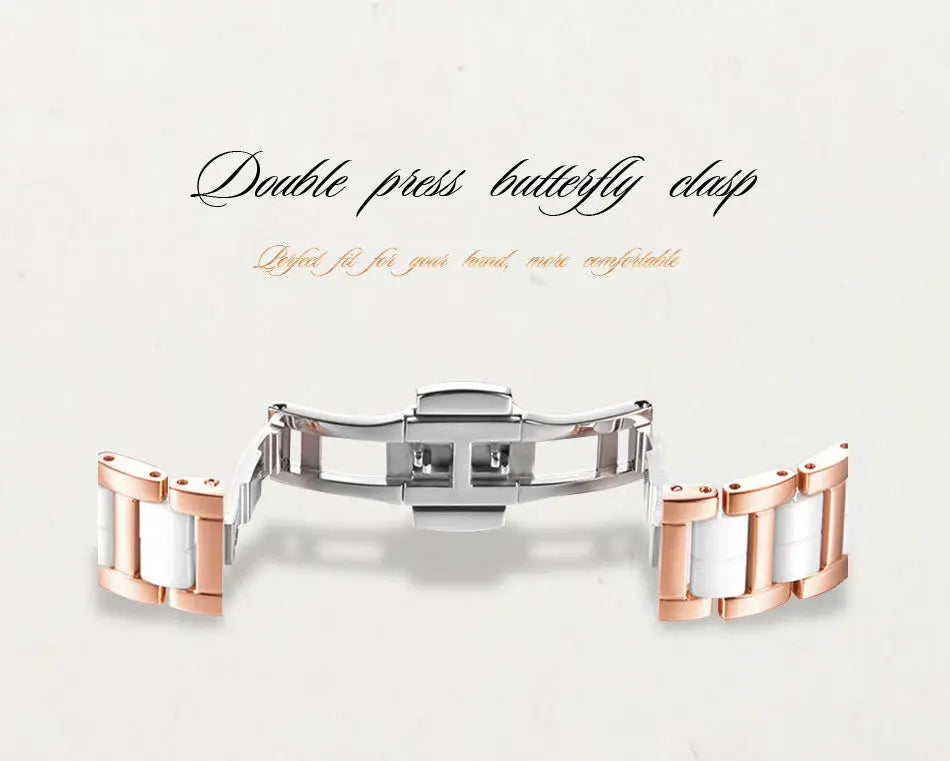 LIGE Brand Sunkta Women Watch 2020 Fashion Ladies Ceramic Wrist Watch Women Dress Watches Stainless Steel Waterproof Date Clock Gola Watches