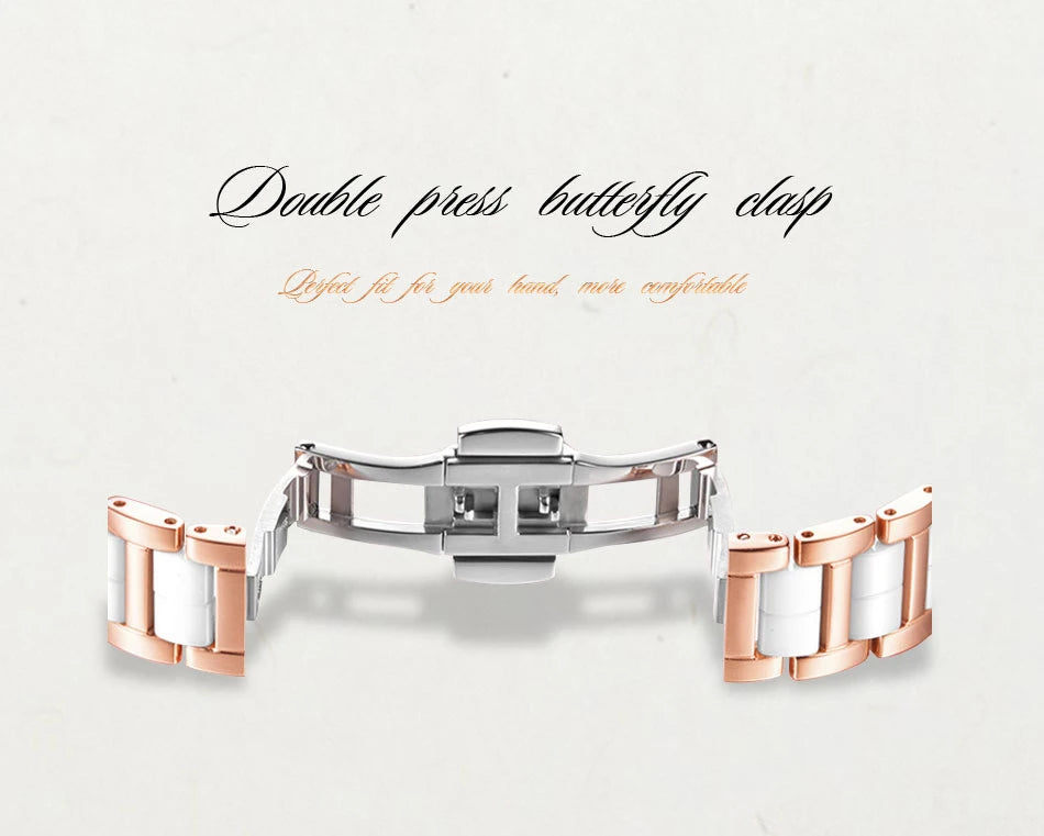 LIGE Brand Sunkta Women Watch 2020 Fashion Ladies Ceramic Wrist Watch Women Dress Watches Stainless Steel Waterproof Date Clock