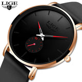 LIGE 2025 New Fashion Sports Mens Watches Top Brand Luxury Waterproof Simple Ultra-Thin Watch Men Quartz Clock Relogio Masculino