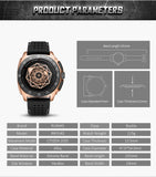 MEGIR & RUIMAS Fashion Man Sport Quartz Watch Luxury Top Brand Silicone Men's Watches Military Waterproof Date Wristwatch Male