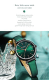 CURREN Fashion Classic Quartz Women Watch Leather Retro Waterproof Clock Ladies Rose Gold Bracelet Wristwatch Relogio Feminino