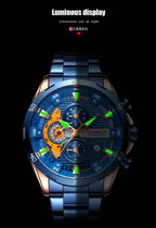 CURREN Men Watch Top Brand Luxury Sports Quartz Mens Watches Full Steel Waterproof Chronograph Wristwatch Men Relogio Masculino Gola Watches