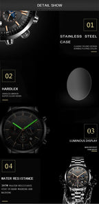 LIGE 2025 Fashion Mens Watches Top Brand Luxury Business Watch For Men Stainless Steel Waterproof Quartz Clock Relogio Masculino Gola Watches