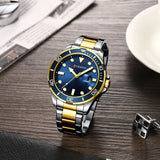 CURREN Fashion Business Mens Wristwatches Green Clock Male Quartz Stainless Steel Watches Reloj Hombre