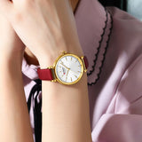 CURREN Fashion Classic Quartz Women Watch Leather Retro Waterproof Clock Ladies Rose Gold Bracelet Wristwatch Relogio Feminino