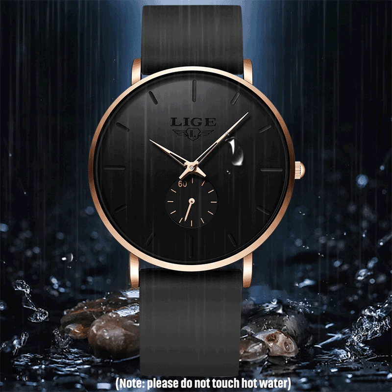 LIGE New Fashion Mens Watches Top Brand Luxury Sport Gola Watches