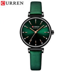 CURREN Fashion Classic Quartz Women Watch Leather Retro Waterproof Clock Ladies Rose Gold Bracelet Wristwatch Relogio Feminino Gola Watches