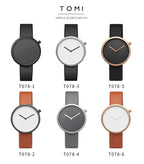 TOMI Women's Minimalist Style Leather Watch Gola Watches