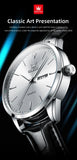OLEVS Men's Watch Brand Business Waterproof Luminous Week Date Quartz Watch Fashion Leather Strap Classic Luxury Men's Watch