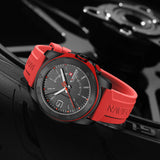 NAVIFORCE Luxury Man Watch Quartz Waterproof Luminous Date Chronograph Leather Men Wristwatch Military Sports Men's Watches