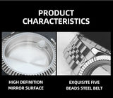 Neiton 36mm/39mm Sapphire Glass For Men Watch Case Fit NH36 NH34 NH35Movement FashionWaterproof Jubilee Stainless Steel