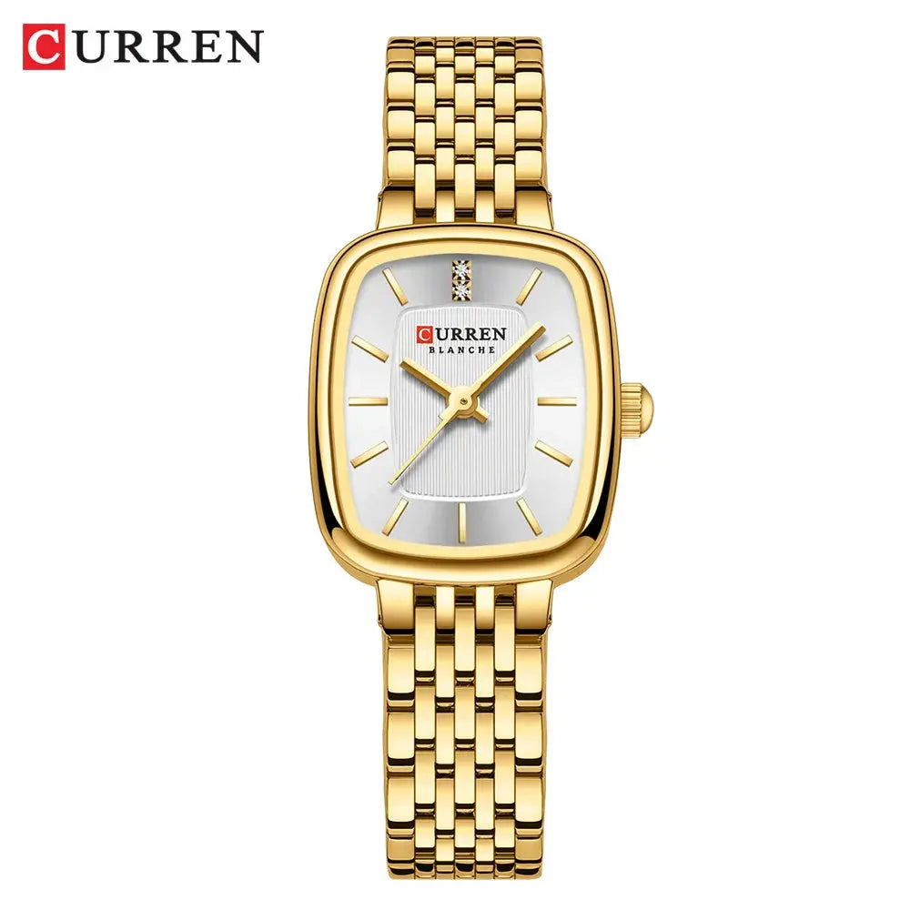 CURREN New Fashion Stainless Steel Date Women Watches Casual 30M Waterproof Girl Ladies Wristwatch Female Clock Relogio Feminino My Store