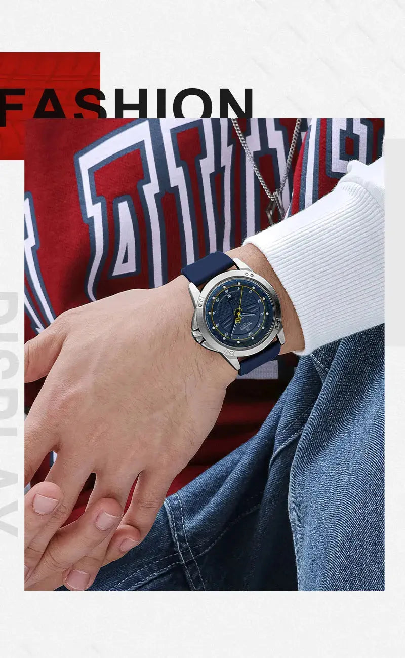 NAVIFORCE Casual Quartz Wristwatch Fashion Waterproof Men's Watches Sport Silicone Strap Male Luminous Clock Relogio Masculino My Store
