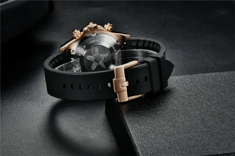 PAGANI DESIGN PD-1664 – Men's Quartz Watch 40mm Chronograph Sapphire 10BAR Gola Watches