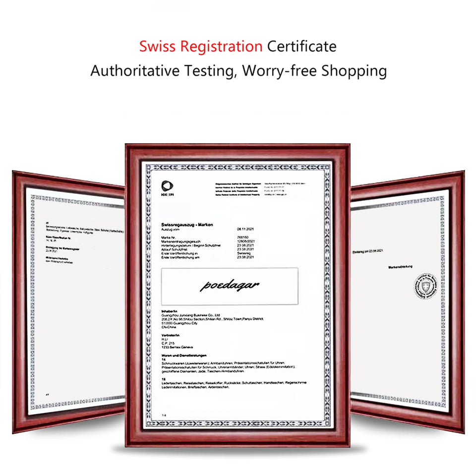 POEDAGAR Luxury Fashion Man Wristwatch Week Date Waterproof Luminous Men's Clock Stainless Steel Quartz Business Watches For Men