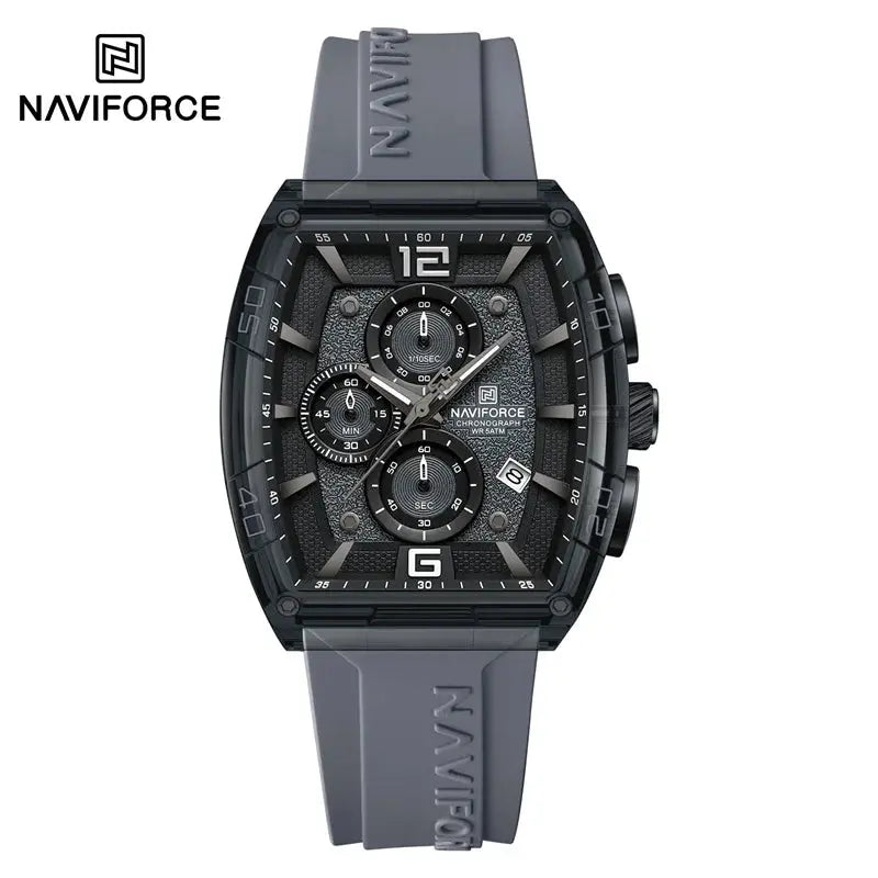 Top Brand NAVIFORCE Fashion Watches for Men Quartz Silicone Strap 50M Waterproof Date Original Man's WristWatch Reloj Hombr 2025 My Store