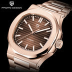 2025 New PAGANI DESIGN Watches Rose Gold Luxury Automatic Mechanical Men's Watch Sapphire Glass Stainless Steel Waterproof Clock Gola Watches