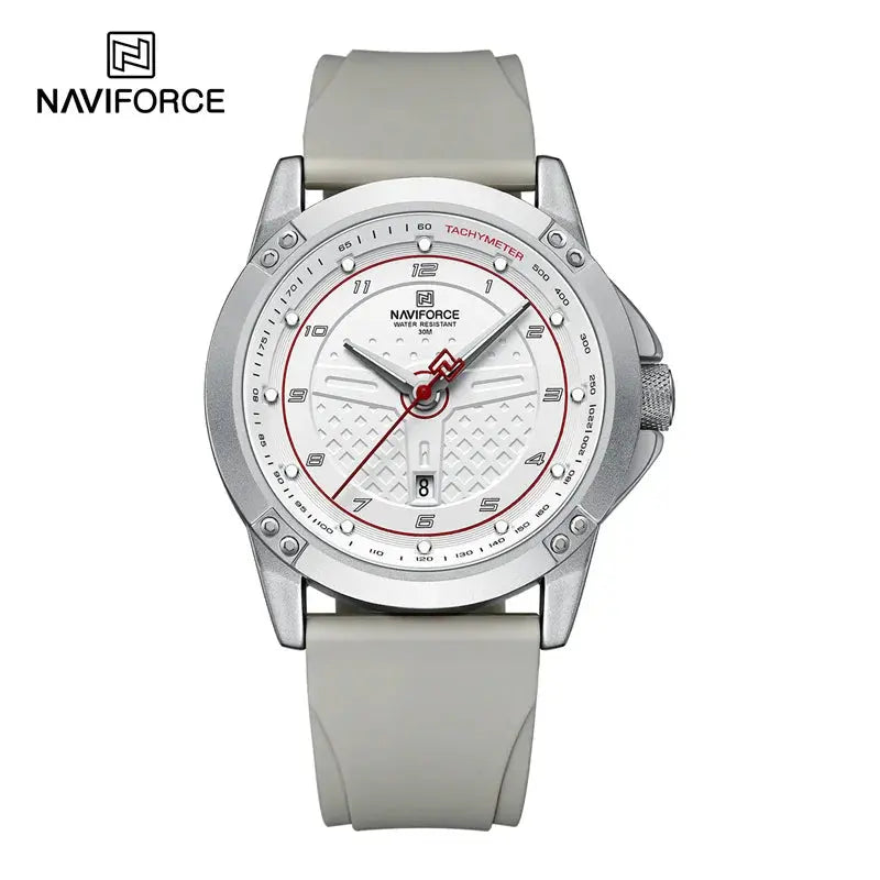NAVIFORCE Casual Quartz Wristwatch Fashion Waterproof Men's Watches Sport Silicone Strap Male Luminous Clock Relogio Masculino My Store