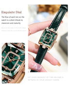 POEDAGAR Rectangle Luxury Women's Watches Waterproof Date Leather Woman Watch Elegant Fashion Quartz Women Wristwatch Reloj Gift My Store