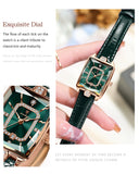 POEDAGAR Rectangle Luxury Women's Watches Waterproof Date Leather Woman Watch Elegant Fashion Quartz Women Wristwatch Reloj Gift