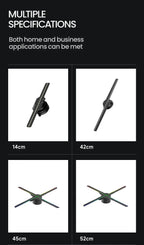 cyberpunk 3d projector led digital large wall clock modern design decoration art big wall clock Can display images and videos Gola Watches