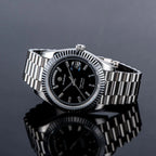 2023 New Sugess Watch of Men 40mm Day Date Automatic Dandong SL3034 Movement Retro Mechanical Wristwatch Sapphire Glass Golden Gola Watches