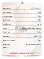 POEDAGAR Rectangle Luxury Women's Watches Waterproof Date Leather Woman Watch Elegant Fashion Quartz Women Wristwatch Reloj Gift My Store