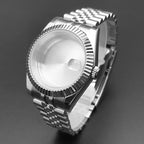 Neiton 36mm/39mm Sapphire Glass For Men Watch Case Fit NH36 NH34 NH35Movement FashionWaterproof Jubilee Stainless Steel Gola Watches