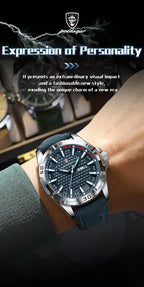 POEDAGAR Original Man Wristwatch Top Luxury Waterproof Luminous Date Week Watch For Men Quartz Sport Leather Men's Watches Reloj Gola Watches