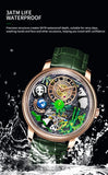 2025 PINDU New Panda Series National Treasure Symbol Men Mechanical Watch Rotating Crystal Ball 45.5MM Wristwatches Men M2791B