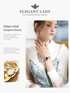 OUPINKE 3191 Luxury Women Watch Original Top Brand Waterproof Sapphire Mirror Diamond Watch Swiss Movement Quartz Women Watch Gola Watches