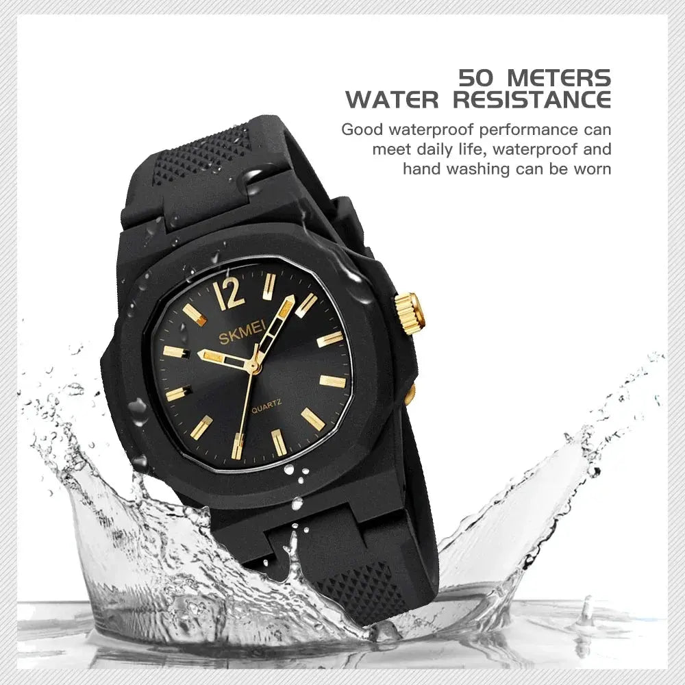 SKMEI 1717  Fashion Sport Mens Wristwatches Time Male Clock Waterproof relogios masculinos Casual Men Quartz Watch Gola Watches