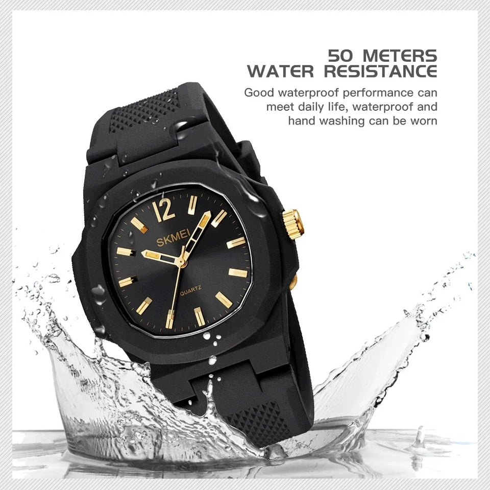 SKMEI 1717  Fashion Sport Mens Wristwatches Time Male Clock Waterproof relogios masculinos Casual Men Quartz Watch