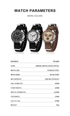 CADISEN New Men's Watches Luxury Quartz Wrist Watch For Men Sapphire AR Coated Crystal Canvas VK68 Speed Chronograph Automatic Gola Watches