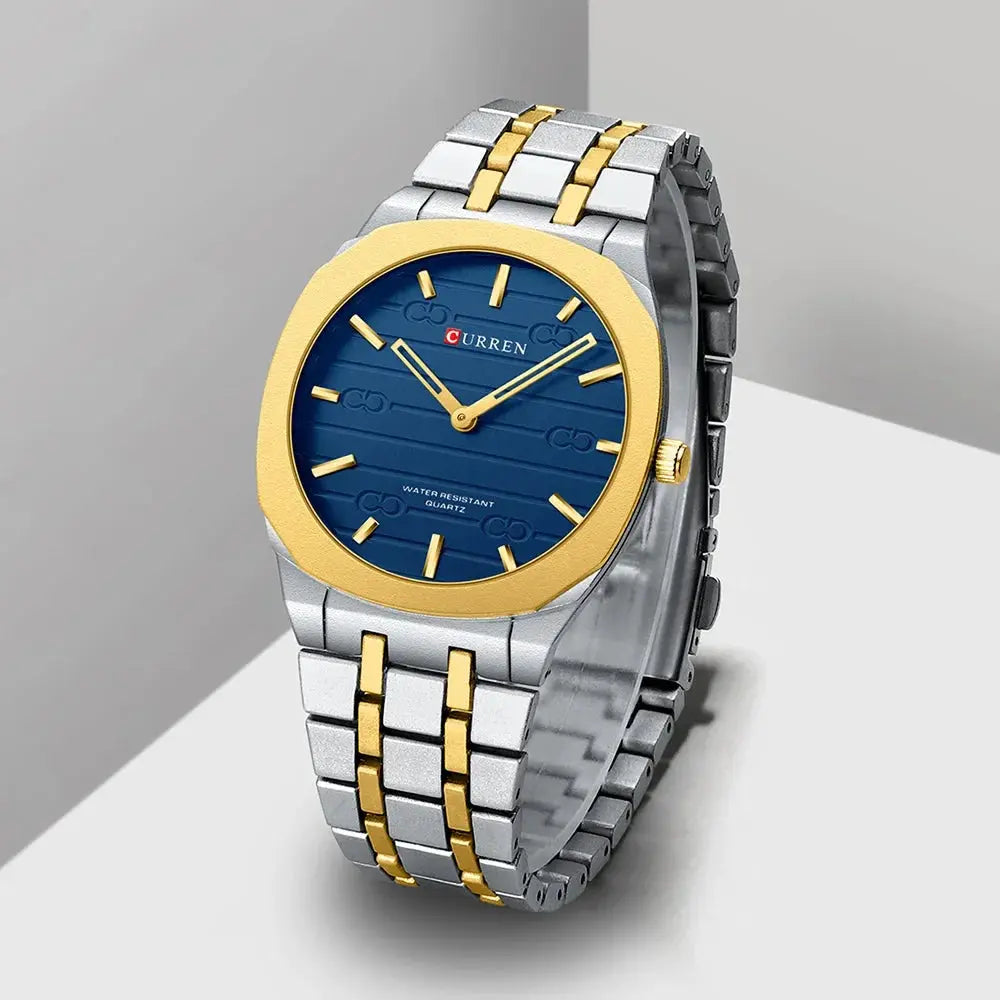 CURREN Fashion Brand Thin Quartz Watch Simple  Personalized Colors Wristwatches Waterproof 38 mm Dial Gola Watches