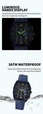 Top Brand NAVIFORCE Fashion Watches for Men Quartz Silicone Strap 50M Waterproof Date Original Man's WristWatch Reloj Hombr 2025 My Store