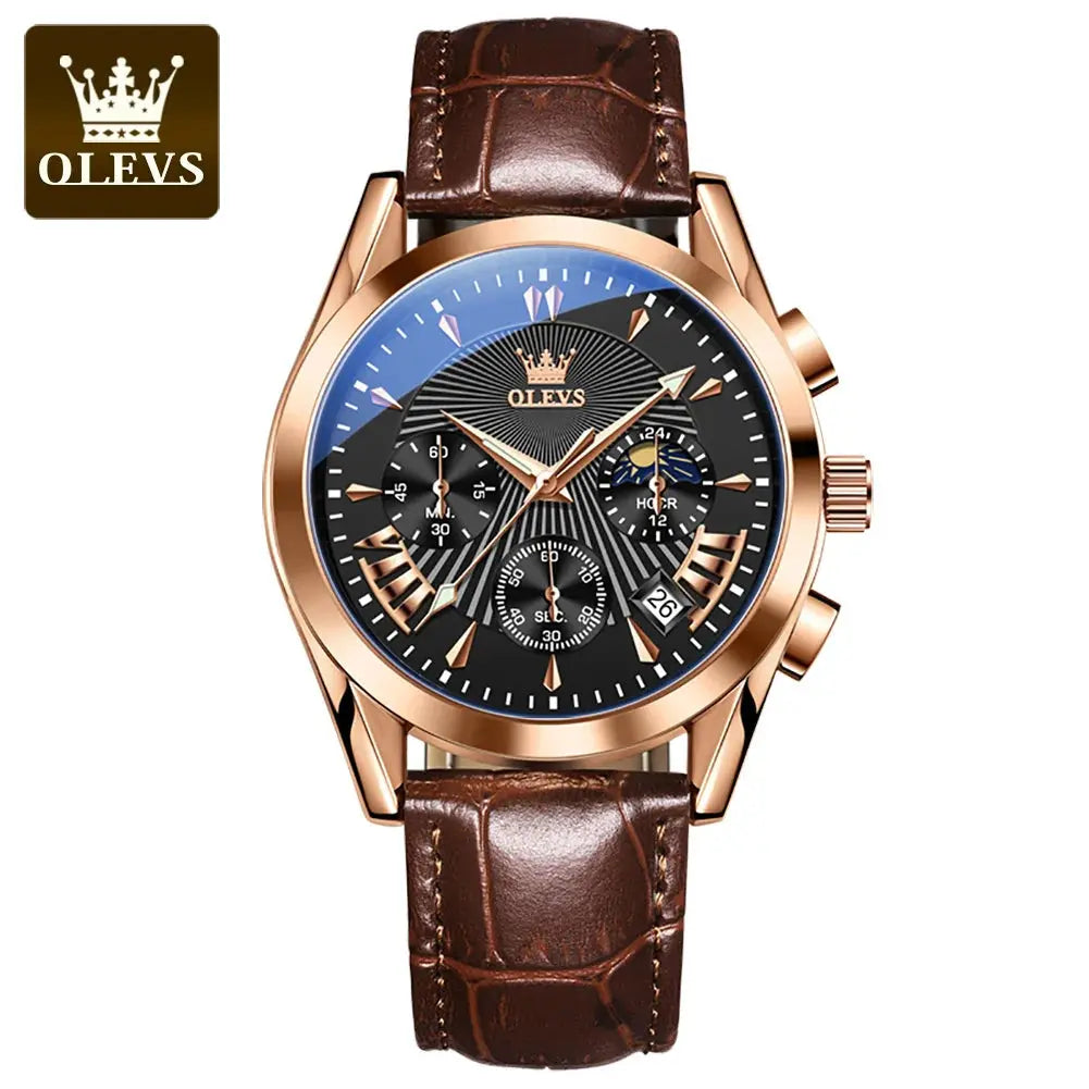 OLEVS Original Luxury Brand Men's Watches - High Quality Waterproof Quartz Watch for Men Gola Watches